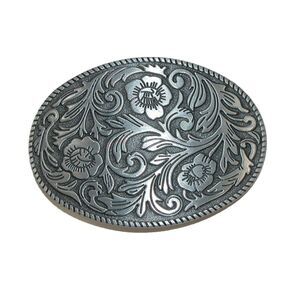 CTM Floral Print Belt Buckle
